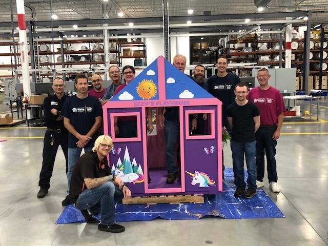 CCL Design News, CCL Design Strongsville Team Builds Dream Playhouse